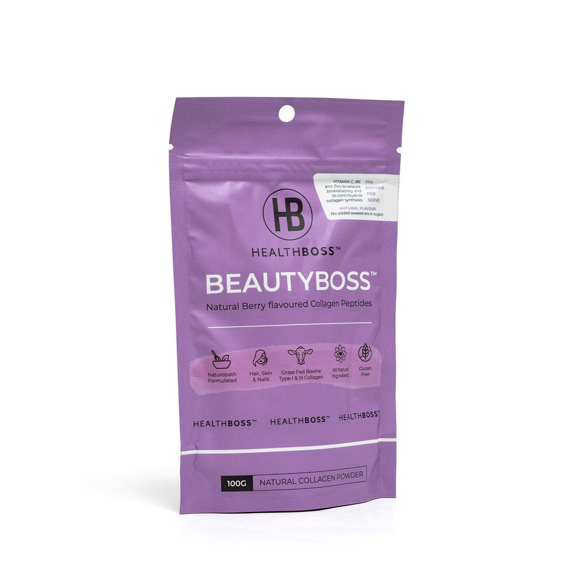 Beauty Boss Forest Berry Bovine Collagen Peptides